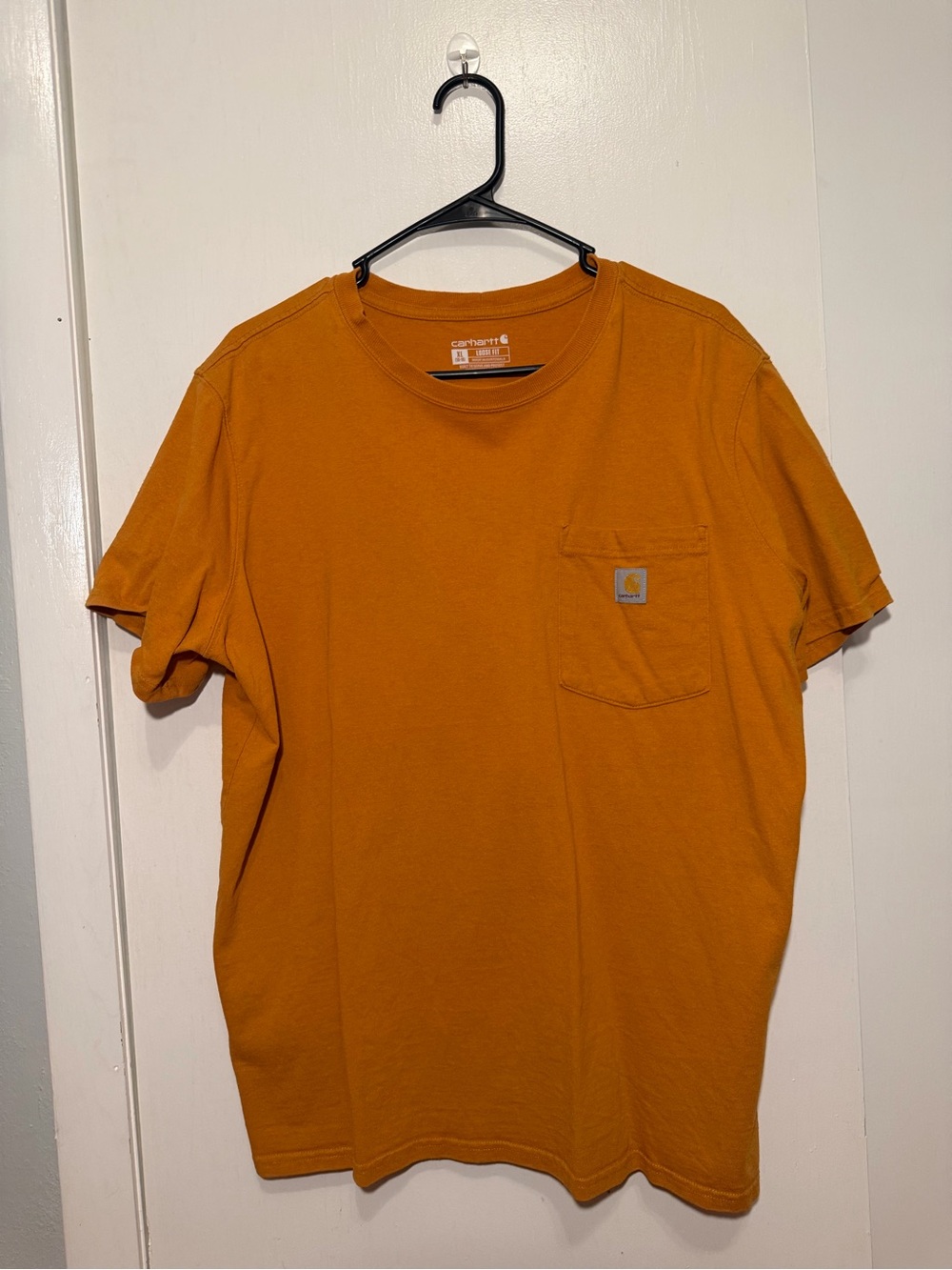 Carhartt Women’s Short Sleeve Pocket T-Shirt in Mustard